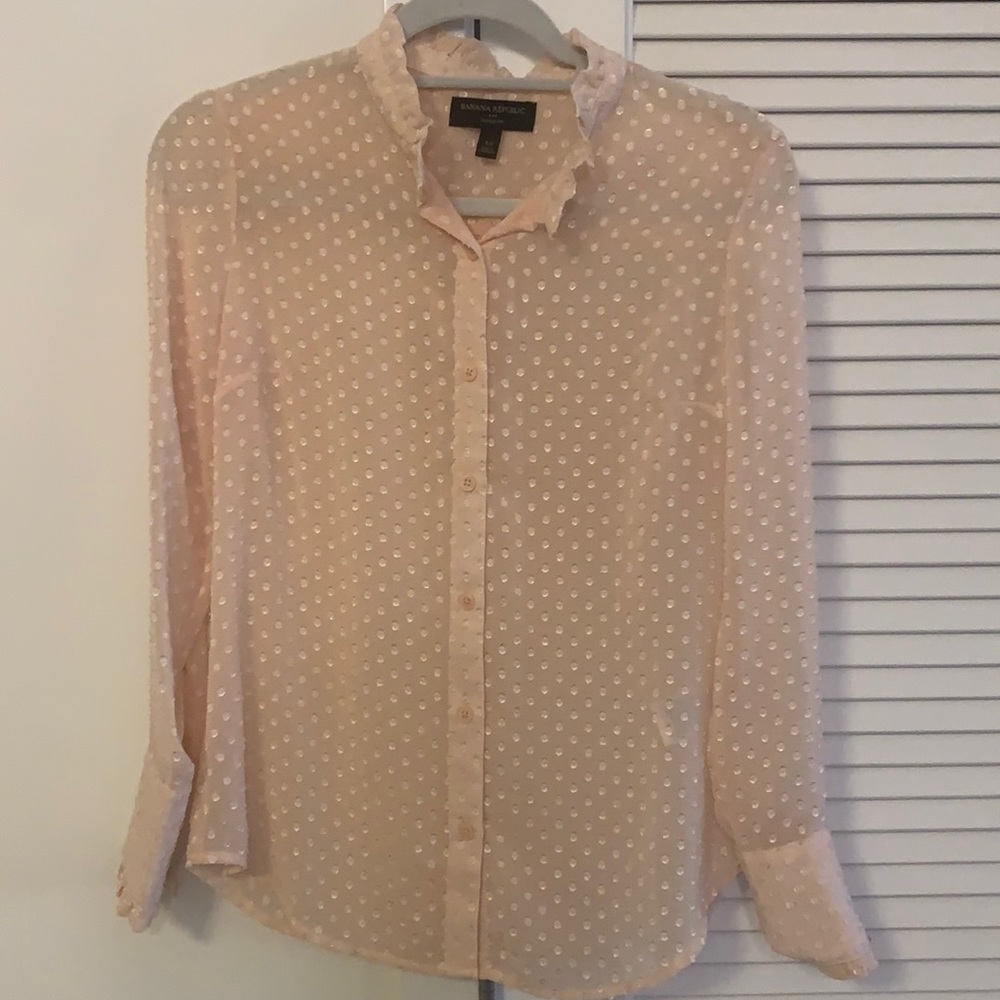 Peach blouse
